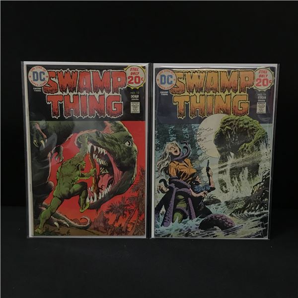 LOT OF 2 SWAMP THING COMICS #11 - #12 - DC COMICS