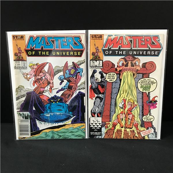 LOT OF 2 MASTERS OF THE UNIVERSE COMICS - STAR COMICS