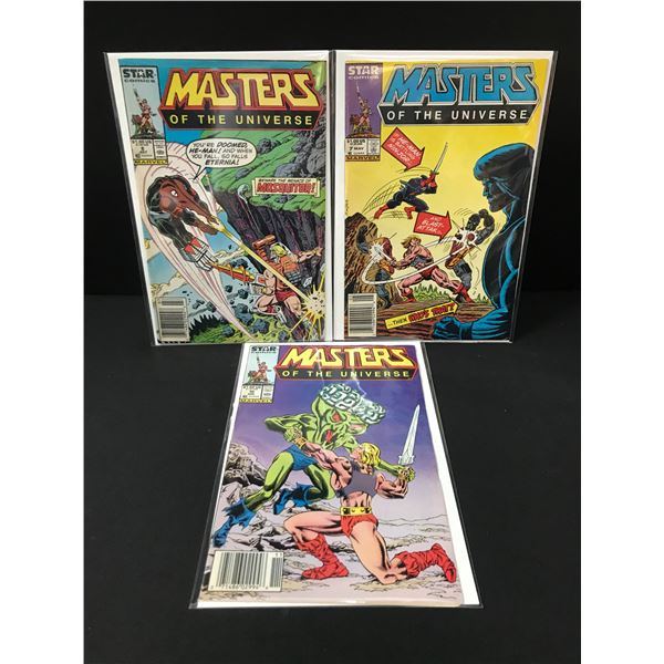 LOT OF 3 MASTERS OF THE UNIVERSE COMICS - STAR COMICS