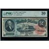 Image 1 : 1869 $2 Legal Tender Note PMG 30