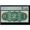 Image 2 : 1869 $2 Legal Tender Note PMG 30