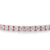Image 2 : Plated 18KT Rose Gold 18.00ctw Moissanite Bracelet
