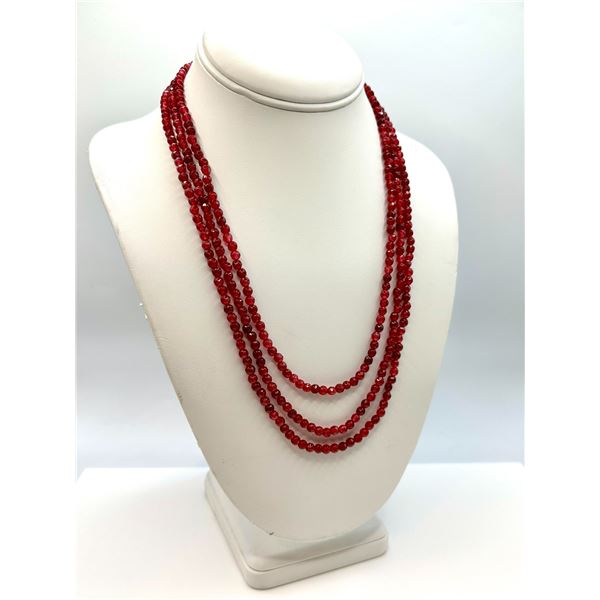 202 Cttw Natural Mined From The Earth Ruby  Necklace