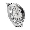 Image 3 : Rolex Ladies Stainless Steel Pyramid Diamond Bezel Date Watch