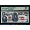 Image 1 : 1907 $5 Legal Tender Note PMG 66EPQ
