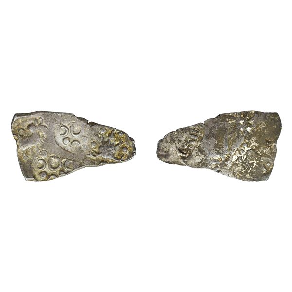 Punch-Marked Coinage, Vidarbha Janapada, Silver Â¼ Vimshatika.