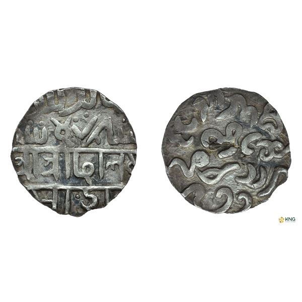 Rajas of Arakan, Selim Shah, Silver Tanka, BE 955.