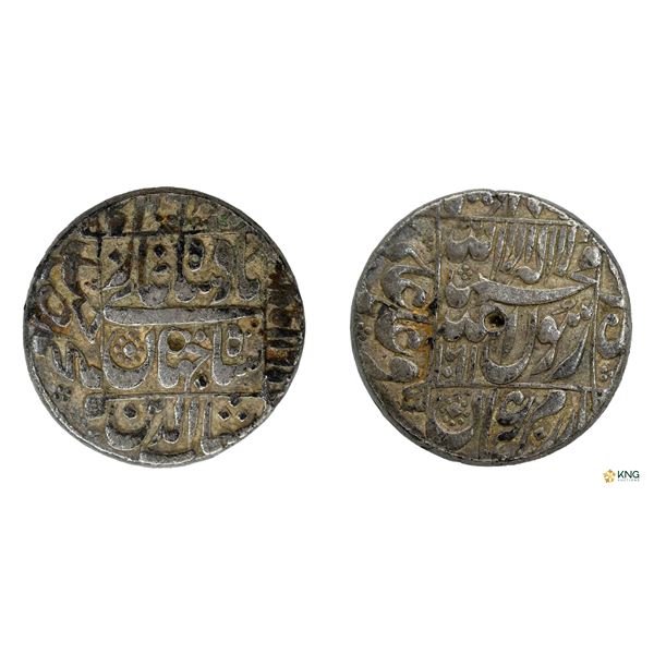 Shah Jahan, Silver Rupee, AH 1061 / RY 19, Daulatabad Mint.