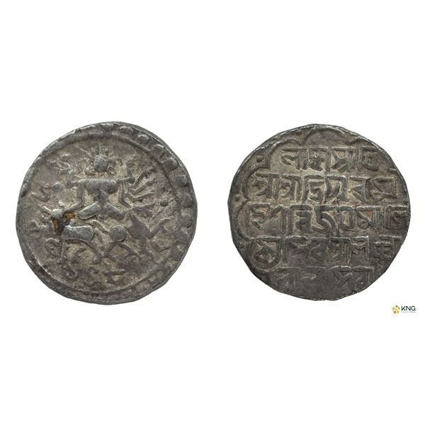 Tripura, Vijaya Manikya, Silver Tanka, Saka 1482.