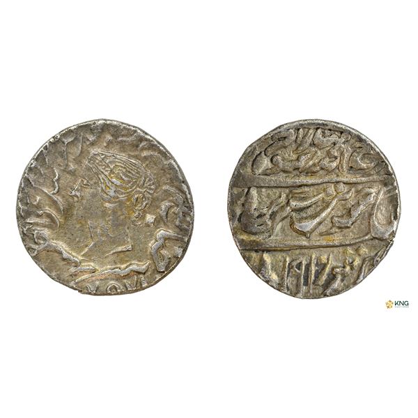 Bharatpur State, Jaswant Singh, Silver Rupee, VS 1910, Brij Indrapur (Bharatpur) Mint