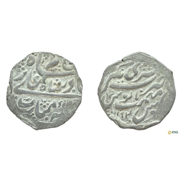 Garhwal, Lallat Shah, Silver Timasha, VS 1192, Srinagar Mint.
