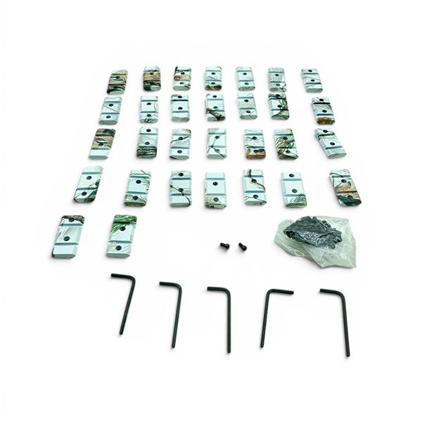 Rail Segments 1 1/2" in Realtree AP Camo X 30 with Hardware and Allen Keys