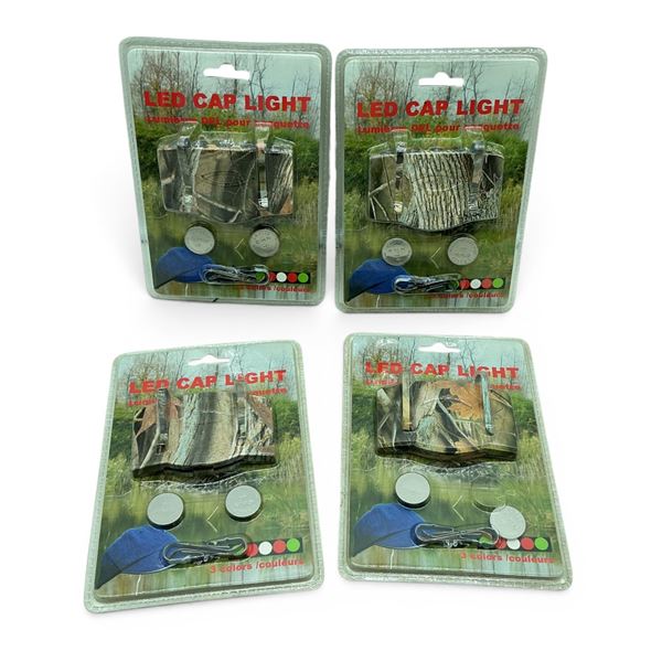 Rockland LED Ball Cap Clip Light X 4