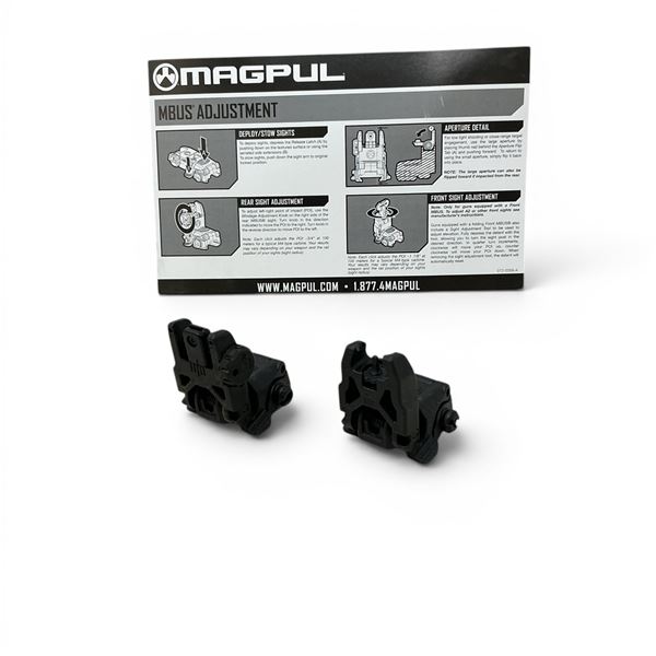 Magpul MBUS Front and Rear Flip Up Sight Set