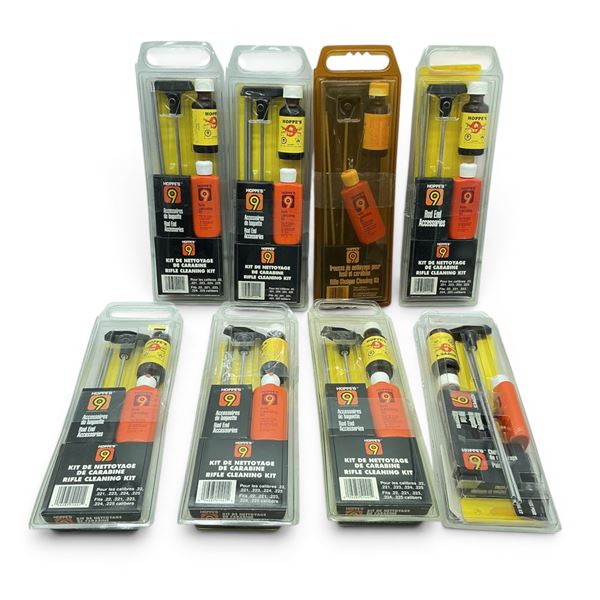 Hoppe's 22 Cal Rifle Cleaning Kit X 6 and Other X 2