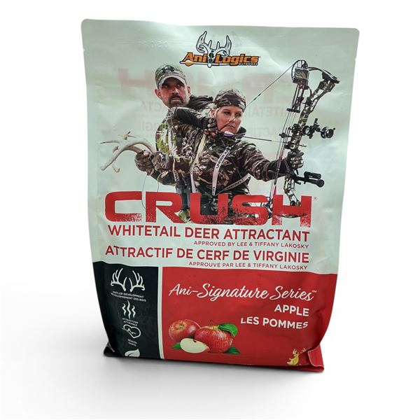 Ani Logics Signature Series 'Crush' Whitetail Deer Attractant in Apple, 5 Lbs