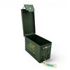 Image 2 : Military Metal Ammo Can, Approx 11" X 7" X 6", ODG