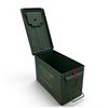 Image 2 : Military Metal Ammo Can, Approx 11" X 7" X 6", ODG