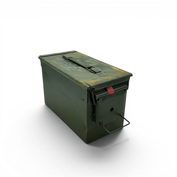 Military Metal Ammo Can, Approx 11" X 7" X 6", ODG