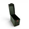 Image 2 : Military Metal Ammo Can, Approx 11" X 7" X 6", ODG