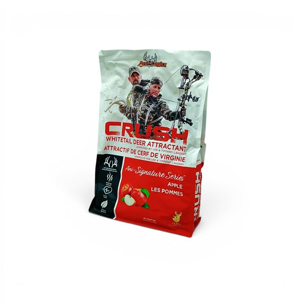 Ani Logics Signature Series 'Crush' Whitetail Deer Attractant in Apple, 5 Lbs