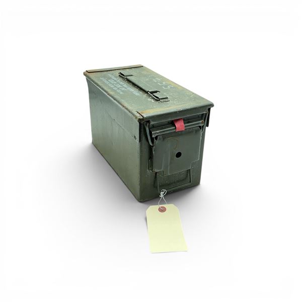 Military Metal Ammo Can, Approx 11" X 7" X 6", ODG