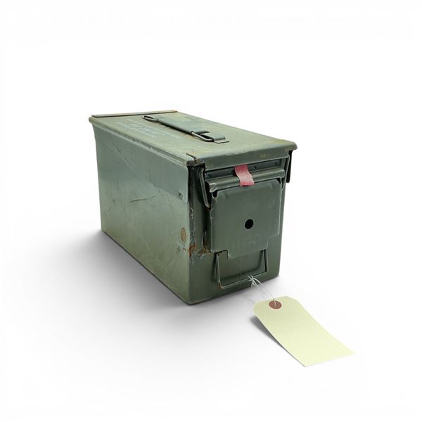 Military Metal Ammo Can, Approx 11" X 7" X 6", ODG