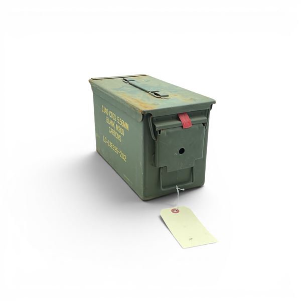 Military Metal Ammo Can, Approx 11" X 7" X 6", ODG