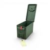 Image 2 : Military Metal Ammo Can, Approx 11" X 7" X 6", ODG