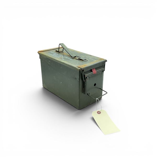 Military Metal Ammo Can, Approx 11" X 7" X 6", ODG