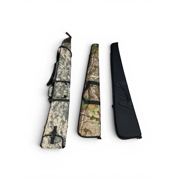 Assorted Soft Gun Cases X 3, Approx 46"