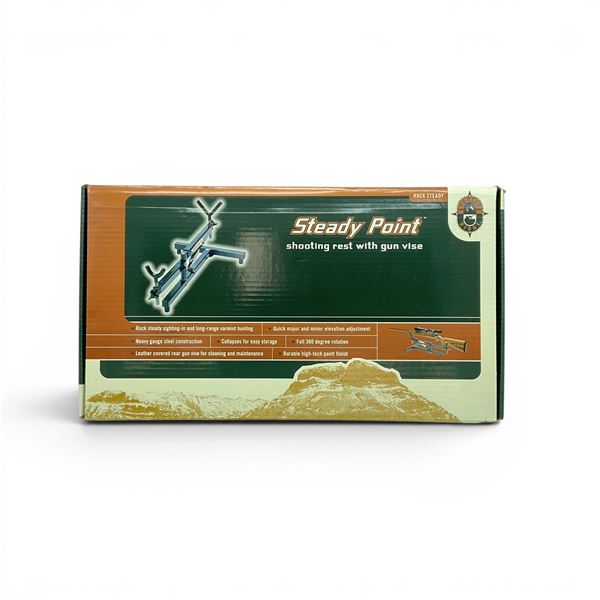 Shooter's Ridge Steady Point Shooting Rest with Gun Vise