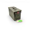 Image 1 : Military Metal Ammo Can, Approx 11" X 7" X 6", ODG
