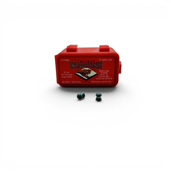 Crosman Copperhead .22 Cal / 5.5mm, Lead Airgun Pellets, Approximately 140 Pellets