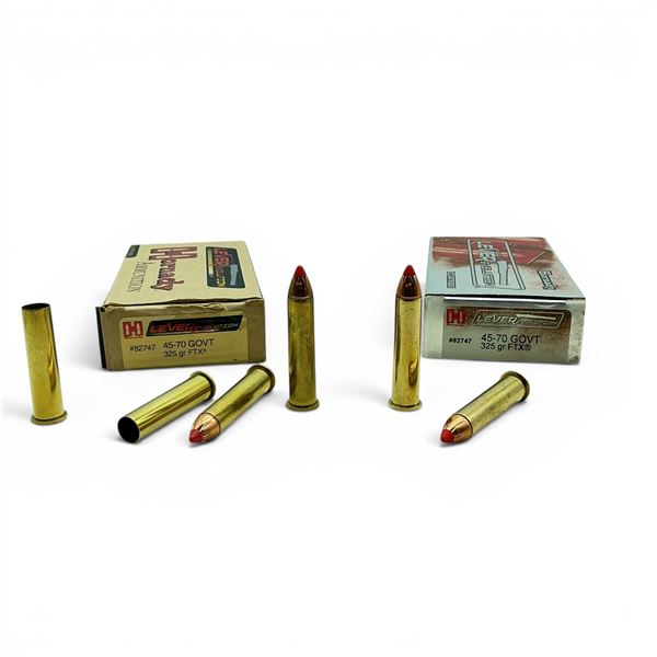 Hornady Leverlution 45-70 GOVT, 325 Grain FTX ammunition, 31 Rounds
