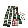 Image 1 : Logistics Epaulettes X 5, Logistics Pins X 5, Assorted Velcro Patches, Pins and Rank Badges