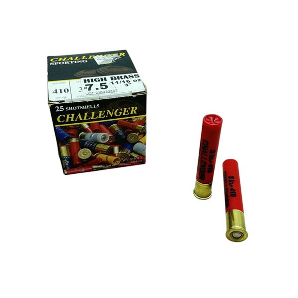 Challenger 410 Ga 3", 11/16 oz, #7.5 High Brass, 25 Rounds