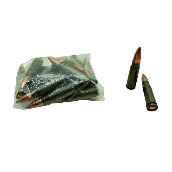 Loose 7.62x39 FMJ Ammunition, 20 Rounds