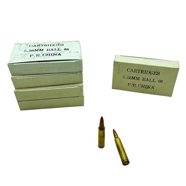 Chinese 5.56mm, FMJ Ball Ammunition, 100 Rounds