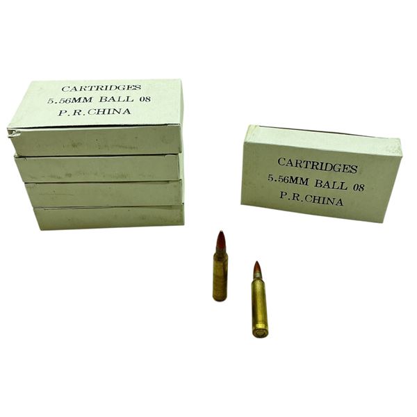 Chinese 5.56mm, FMJ Ball Ammunition, 100 Rounds