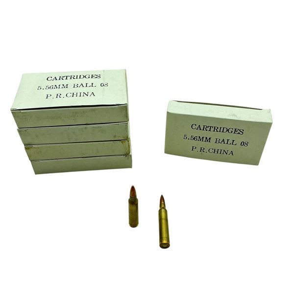 Chinese 5.56mm, FMJ Ball Ammunition, 100 Rounds