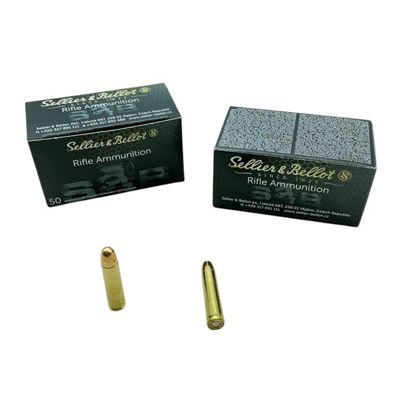 Sellier and Bellot 30 Carbine, 110 Grain FMJ Ammunition, 100 Rounds