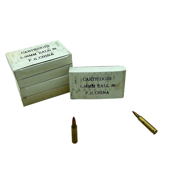 Chinese 5.56mm, FMJ Ball Ammunition, 100 Rounds