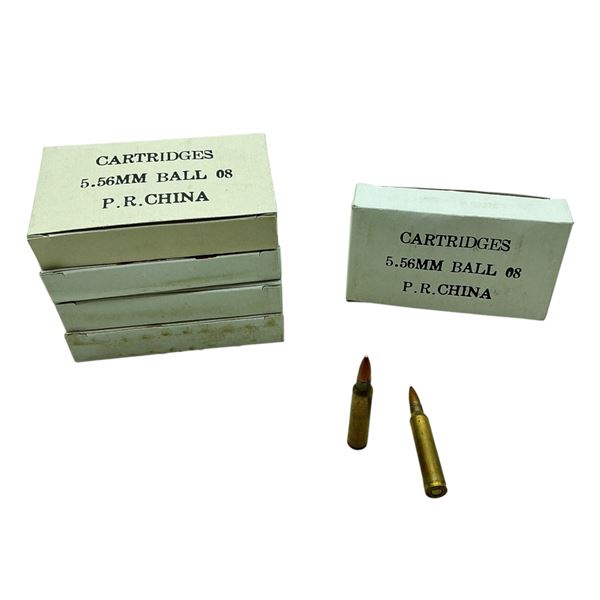 Chinese 5.56mm, FMJ Ball Ammunition, 100 Rounds