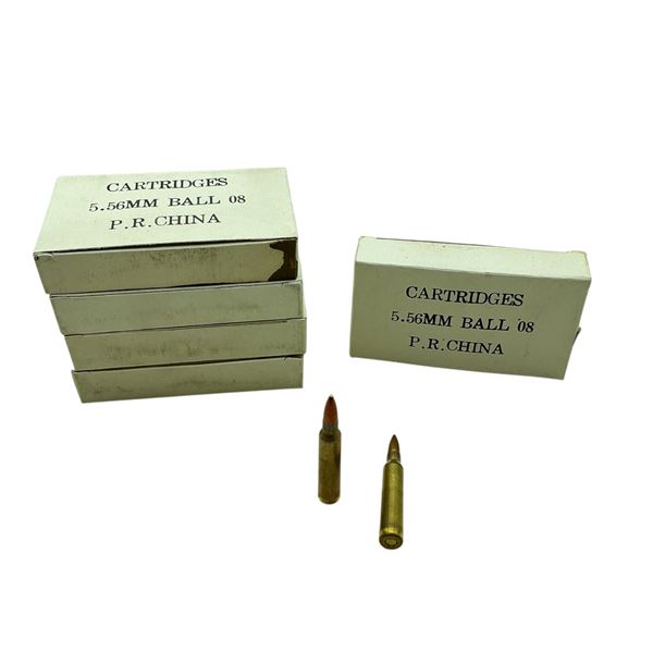 Chinese 5.56mm, FMJ Ball Ammunition, 100 Rounds