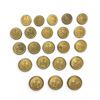 Image 1 : Canadian Army Large King's Crown Buttons X 22