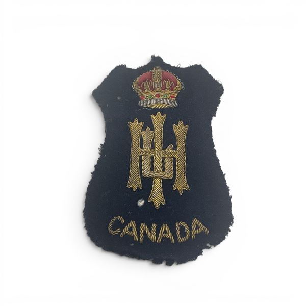 Highland Light Infantry of Canada Wire Embroidered Blazer Badge