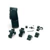 Image 1 : Tri-Rail Scope Mount with Inserts (30 mm and 1") and AW Enterprises Radio Carrier