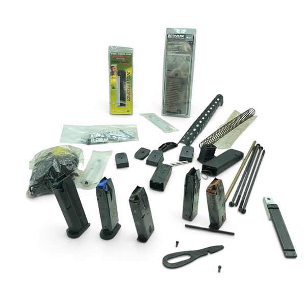 Rails, Springs, Magazine Parts, Extension Bars, Grip and Accessories