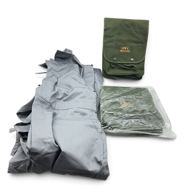 Parklands Over the Shoulder Bag in ODG X 2 and Coveralls, Grey Size 7336